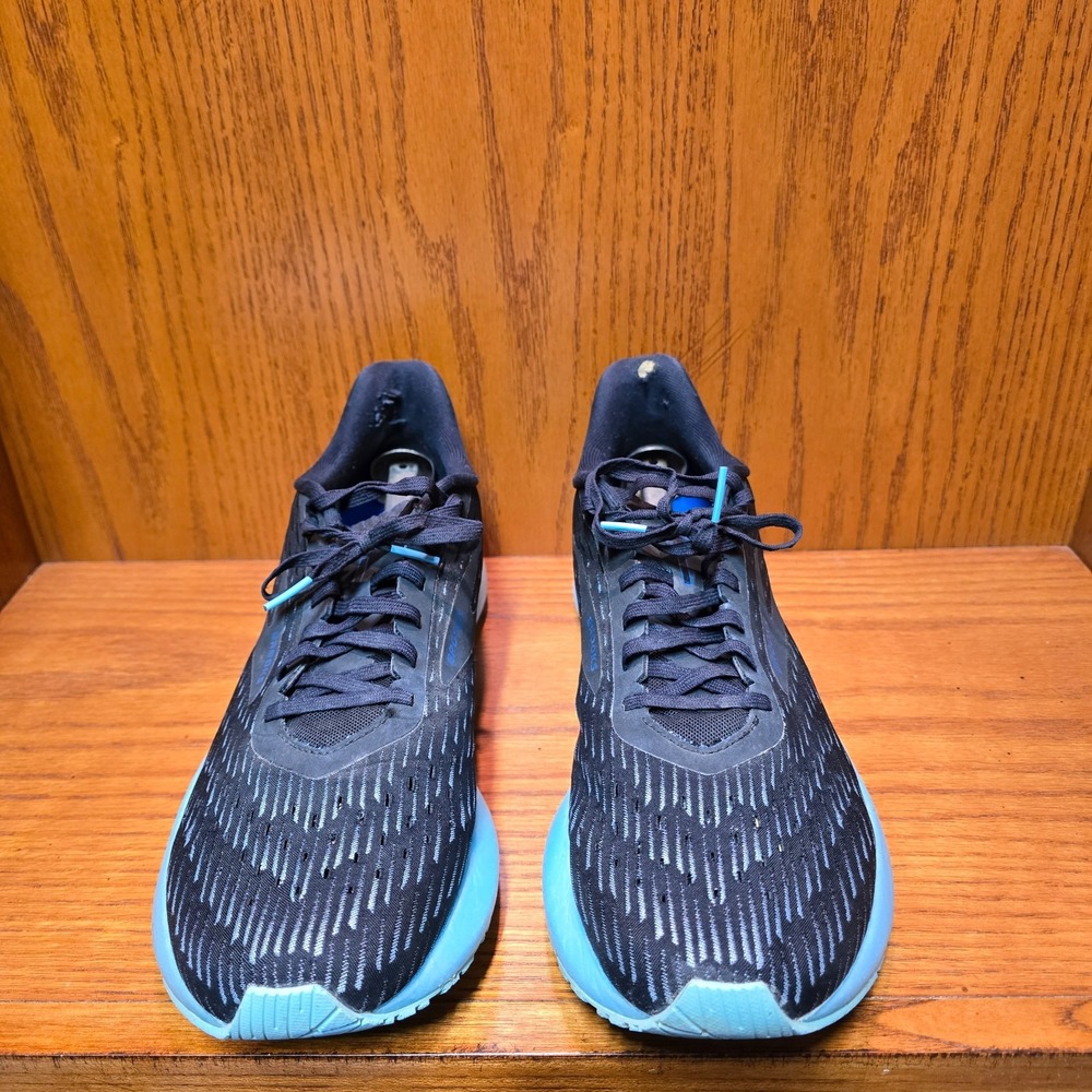 Brooks Hyperion Tempo Men's Running Shoes 12.5D Black Blue Sneaker  1103391D082 - Picture 3 of 10